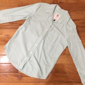 Oxford button up top